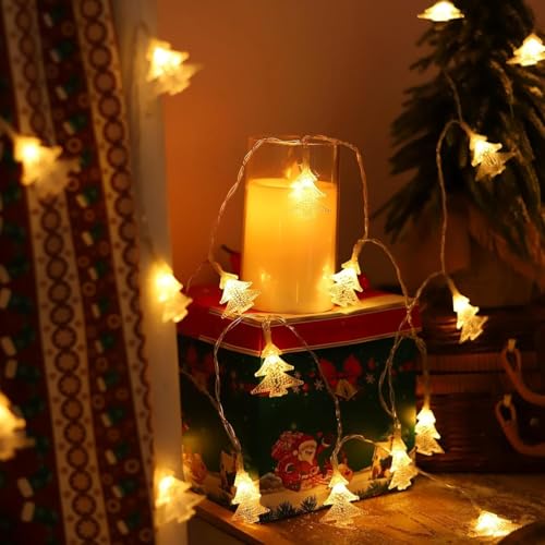 Image of Quace 80 Led Mini Christmas Tree Curtain Light 3x1 Meter with 8 Flashing Modes - Warm White Decorative LED for Home, Party & Festival Decoration