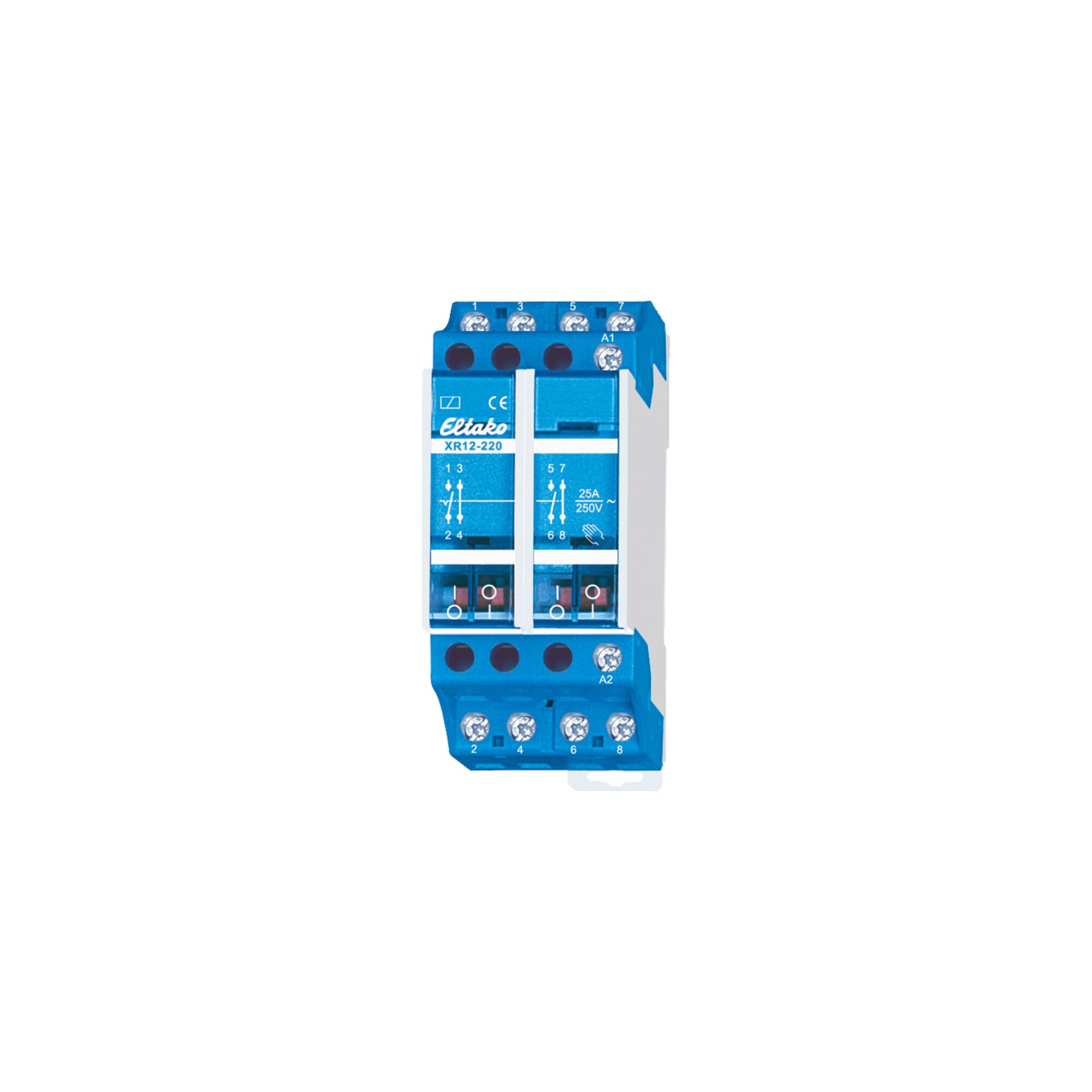 Contacteur Eltako XR12-220-230 V haute puissance 25A pour tableau