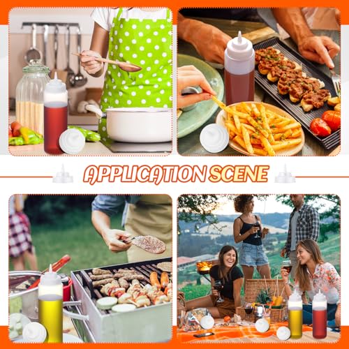 Tapas para botellas de condimentos con punta conica dispensadora de precision 5