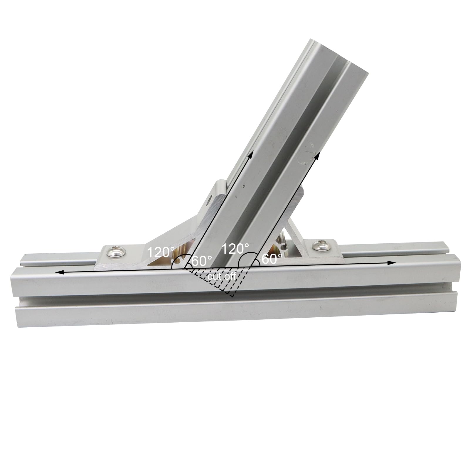 Amazon.com: BLCCLOY 3Pcs 60deg, 3Pcs 120deg 4040 Angle Bracket 40