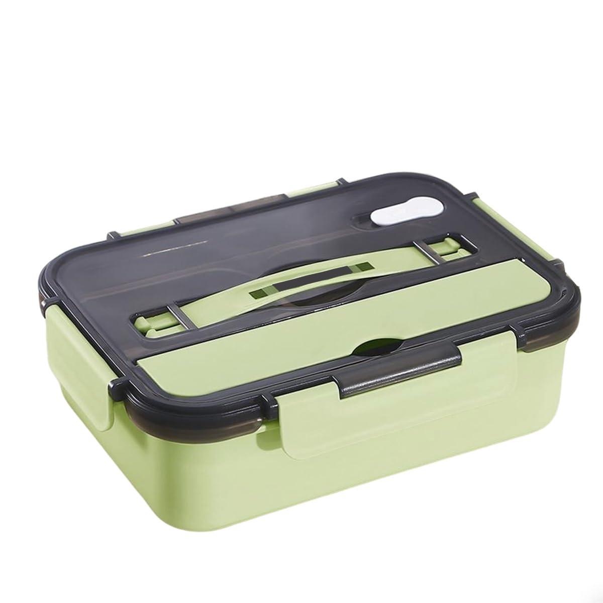 MRKU Fiambrera isotérmica de Acero Inoxidable con Tapa, Recipiente Separado para Sopa, Cuatro o Cinco Compartimentos, portátil, a Prueba de Fugas, Ideal para el Trabajo y los Viajes.