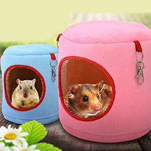 Warm Bed Rat Hangmat Eekhoorn Winter Speelgoed Huisdier Hamster Cage Duurzame Hangende Nest Speelgoed Comfortabele…