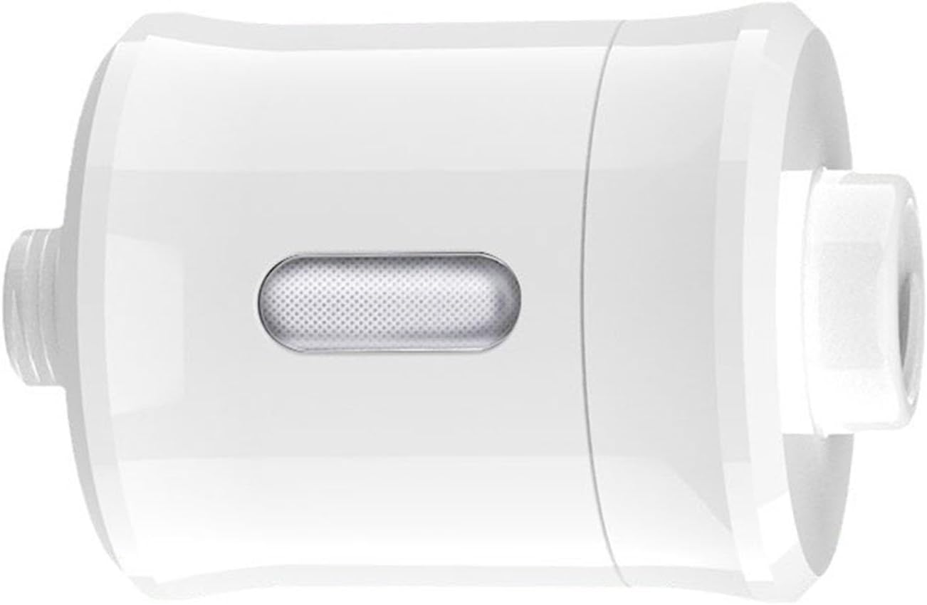 THINCAN Shower Head Filter With Calciums Sulfite Technology Reduces Skin Irritation Easy Installation Rings For Maintenance Easy Installs Pull Rings Shower Filter