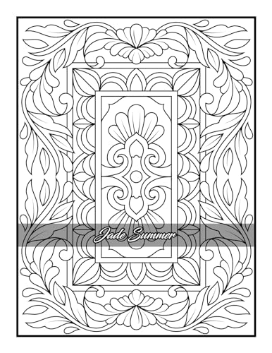 100 Amazing Patterns: An Adult Coloring Book with Fun, Easy, and Relaxing Coloring Pages - Image 59