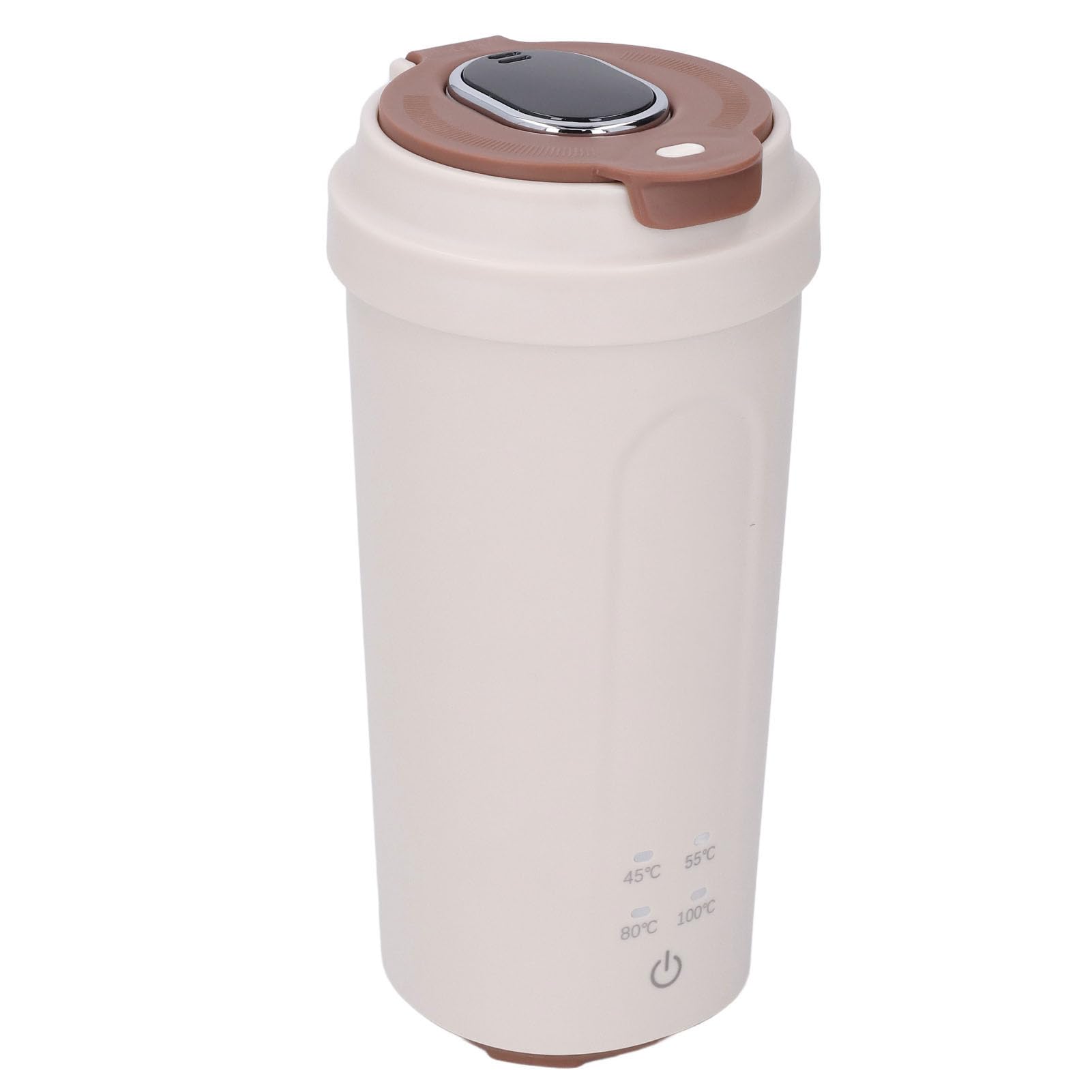 SUNGOOYUE Bouilloire électrique, Mini Bouillotte Portable en Acier Inoxydable, capacité de 500 Ml pour Lait maternisé et café, Idéale pour les Voyages et l'utilisation en Extérieur