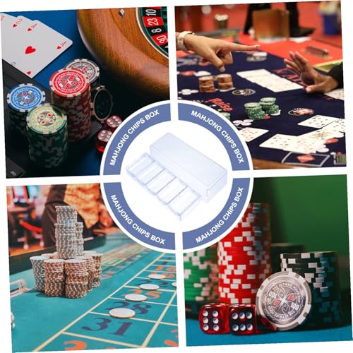Caja transparente para fichas Mahjong KESYOO miniatura 5
