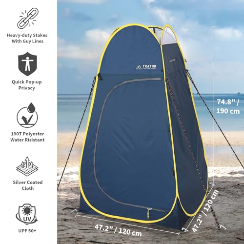 Camp Shower Tent Pop Up Changing Tent Privacy Shelter for Portable Toilet & Bathroom image 3
