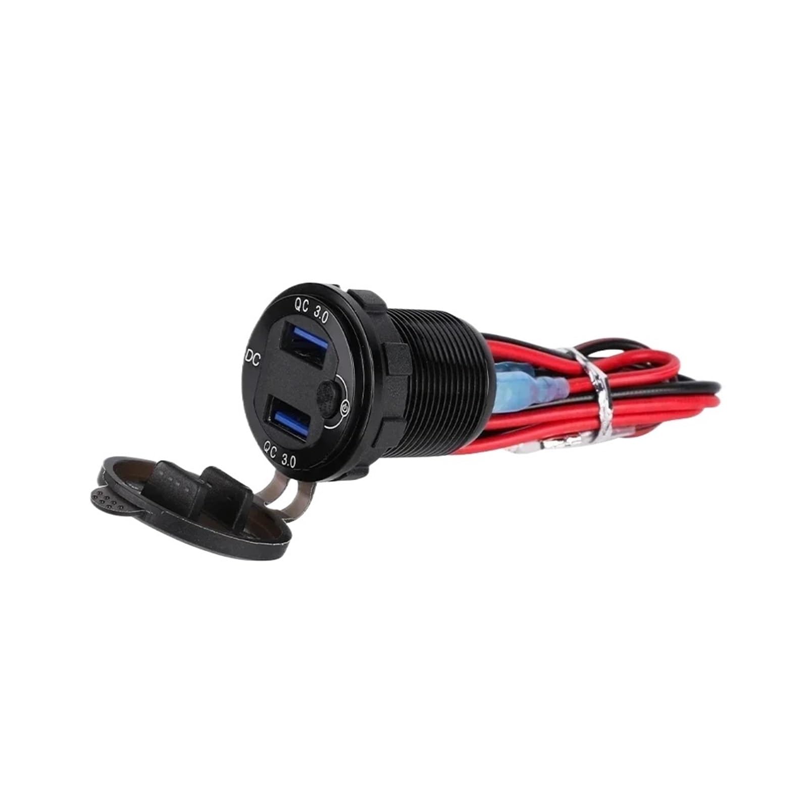 Uniwersalny zestaw naprawczy do przepustnicy motoc Pasuje do Honda CB750 Hornet 750 2023-2025 Gniazdo zasilania 3.0 Szybkie złącze USB AUX Adapter Gniazdo kabla