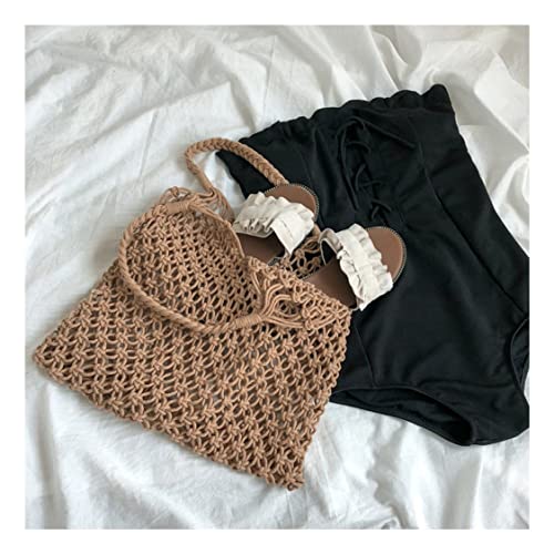 SFMZCM SUMMER BEACH BUCKET COTTON HOLLOW OUT CASUAL SOLID HOLLOW OUT SOFT 뷮  ڵ (COLOR : E SIZE : 1)