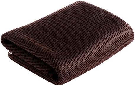 XUD-140x50cm Speaker Grill Dust-proof Cloth Stereo Gille Fabric Speaker Mesh Cloth (Coffee)