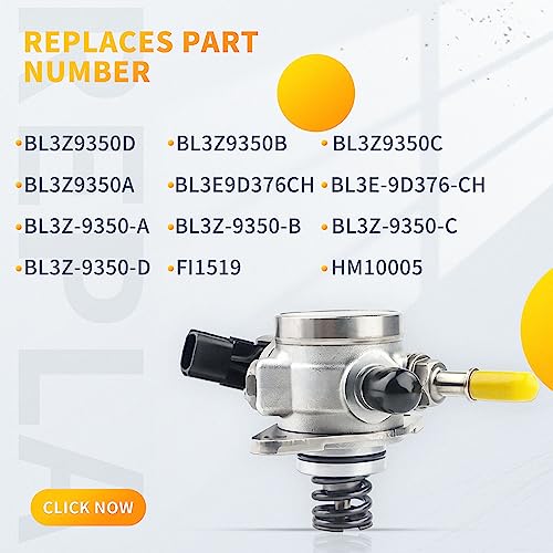 High Pressure Fuel Pump 025A BL3Z-9350-B for 2015-2018 Expedition/Transit 150/250/350 Replaces BL3Z-9350-A BL3Z-9350-D Mechanical Fuel Pump