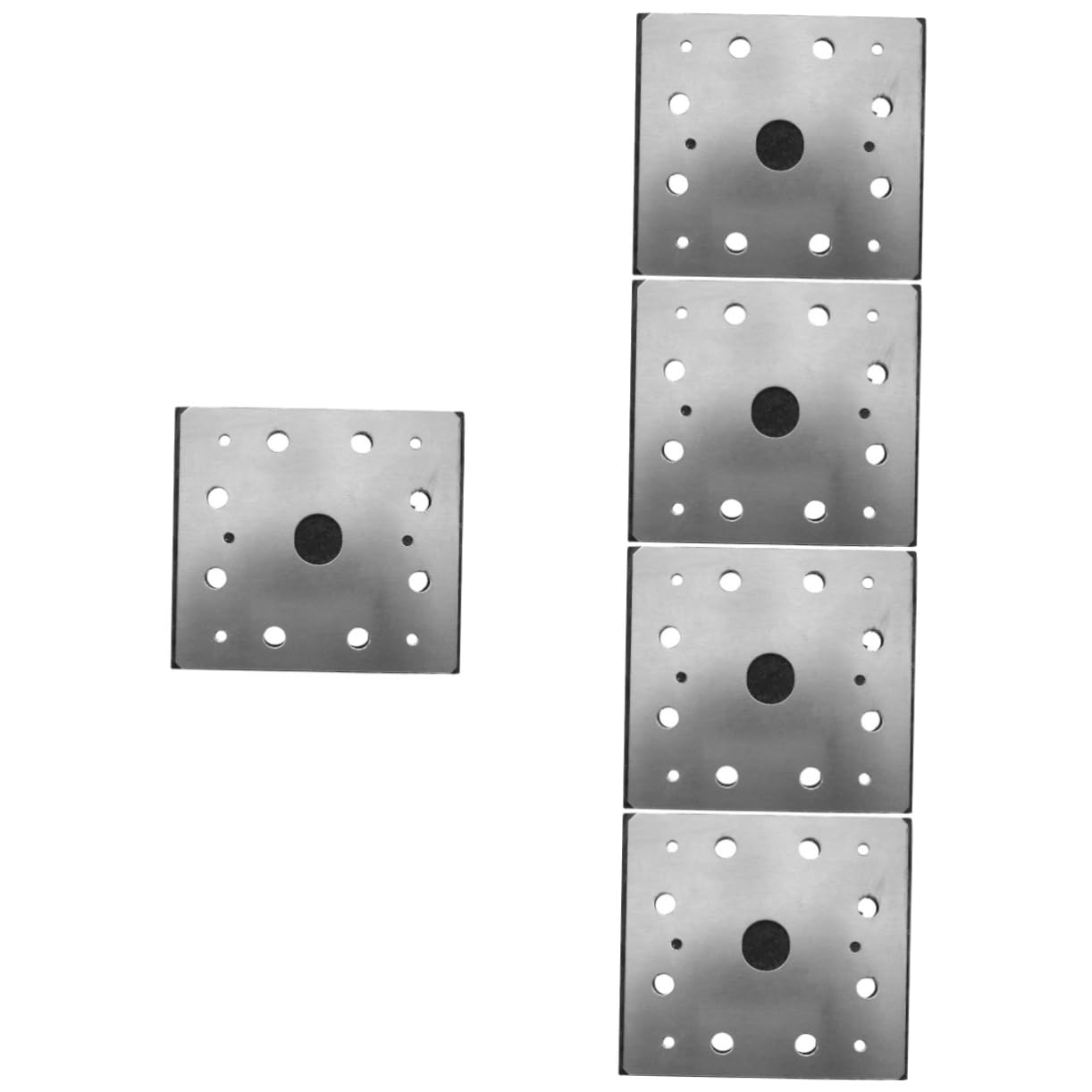 Gatuida 5piezas Placa De Soporte Para Lijadoras Portátil Compatible Con Disco De Respaldo Fácil De Instalar Repuesto Para Máquinas De Lijado