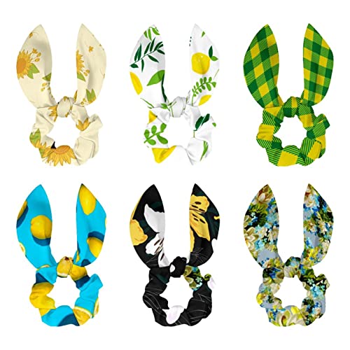 Chouchous fleurs peintes à la main : élastiques anti-casse ultra doux