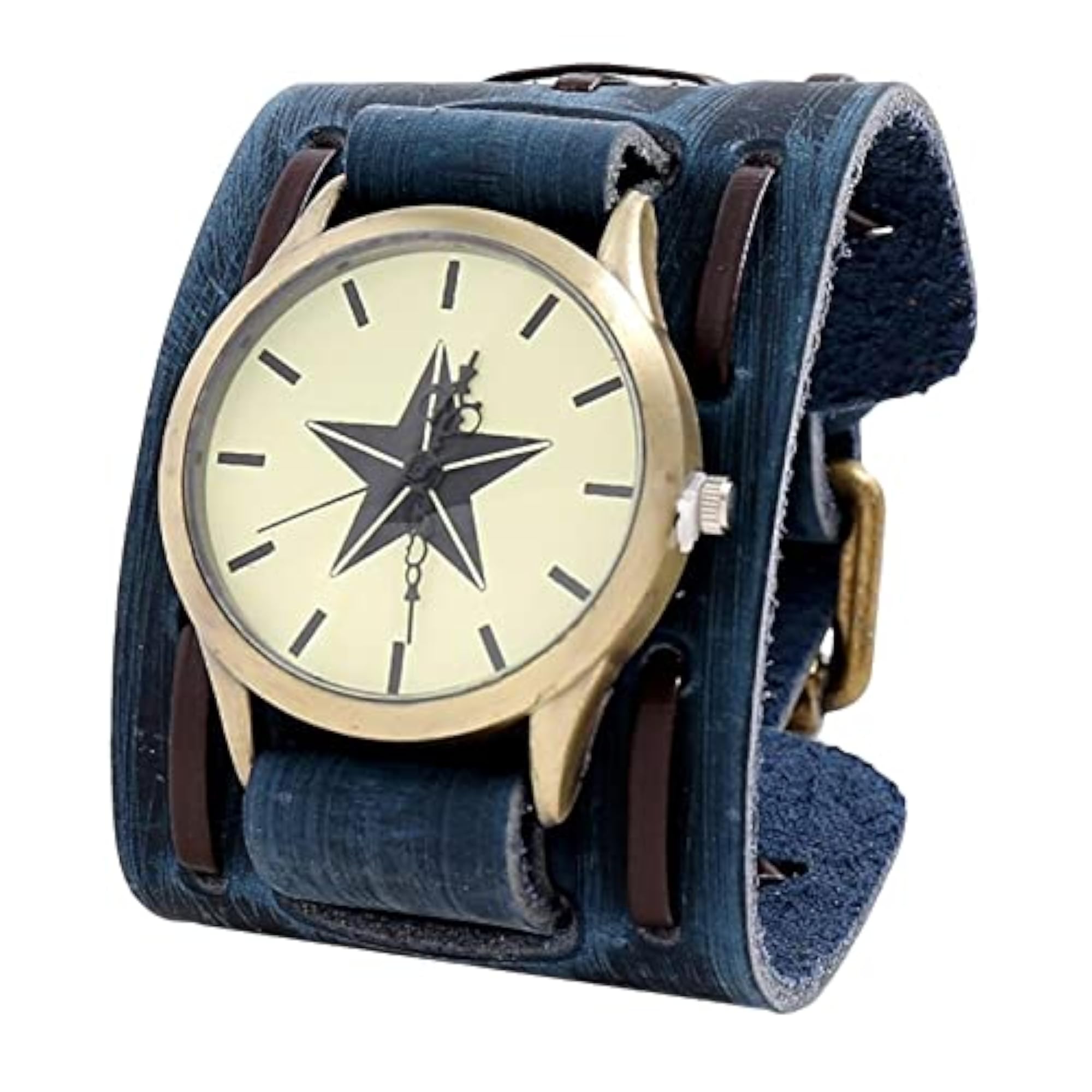 Retro Men Watch Punk Style Bangles