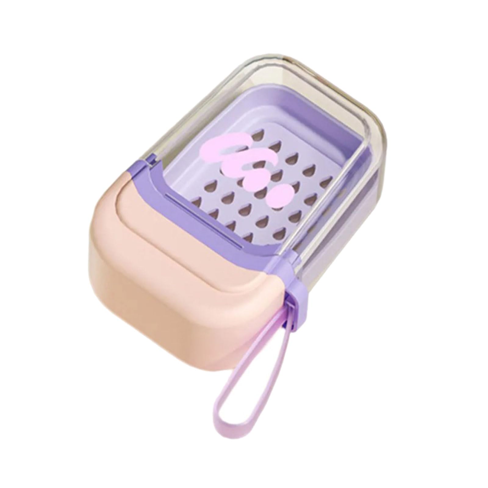Kalttoy A Soap Holder Box With Tight Lid Nd Ventilation Holes Large Capacity Travel Friendly Bathroom Storage Solution Double Layer Soap Box