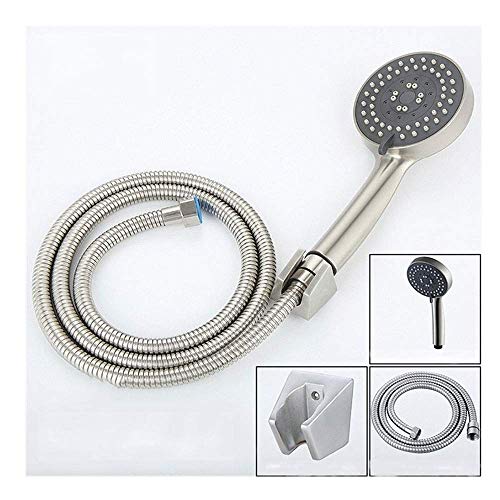 Pomme de douche réglable 5 modes jet puissant avec flexible anti-torsion 1,5m