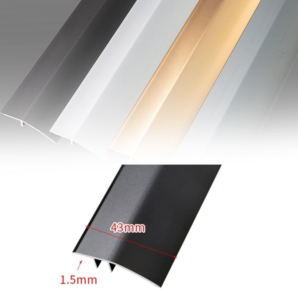 Listwa przejściowa podłogi 36-calowa reduktor progu Aluminiowa listwa przejściowa(Black)