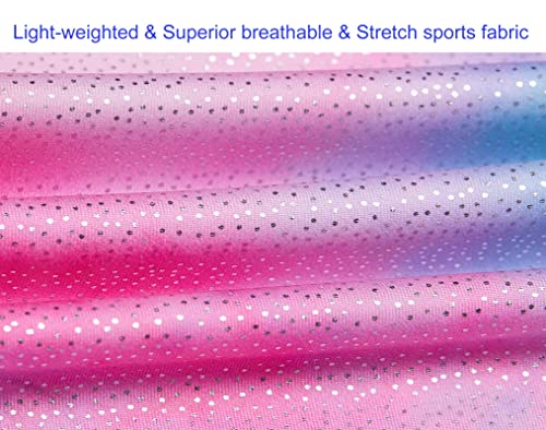Image of Domusgo Gymnastics Leotards for Girls Sparkly One Piece Biketard Size 1-10Y