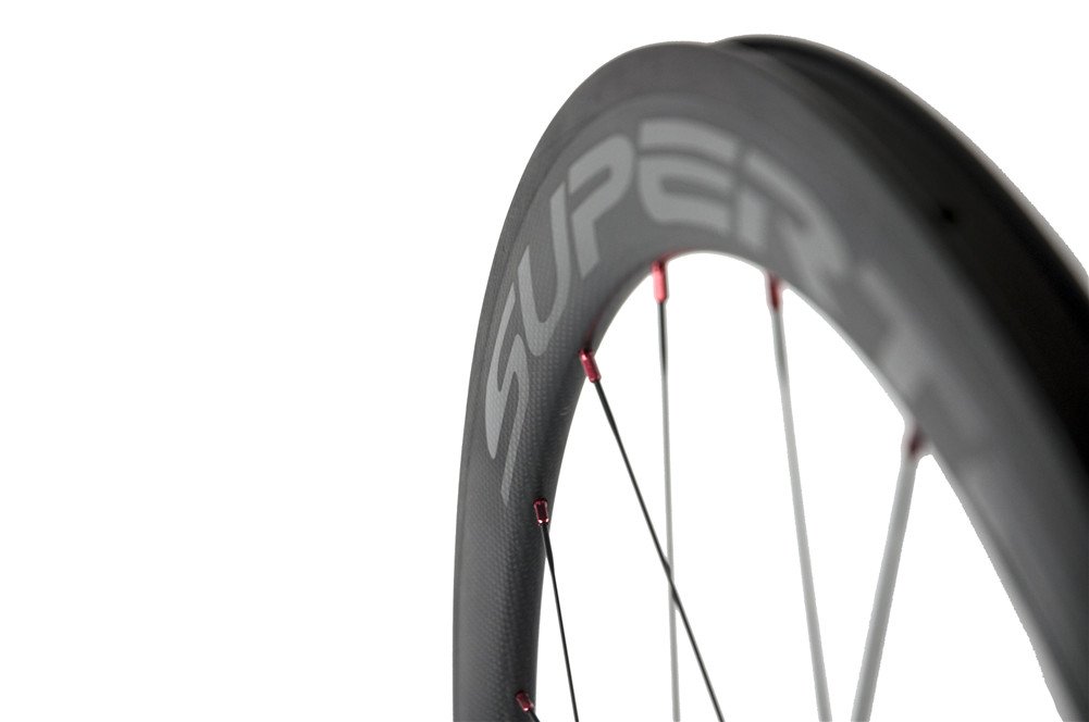 3Kマット カーボンホイール ロードバイク用 Amazon | Superteam Bike 50mm クリンチャー カーボンホイール