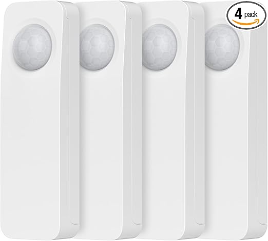 THIRDREALITY Zigbee Motion Sensor 4 Pack, Zigbee Hub Required, Pet Friendly, Work with Home Assistant, SmartThings, Aeotec, Homey, Hubitat or Echo Devices with Built-in Zigbee hub