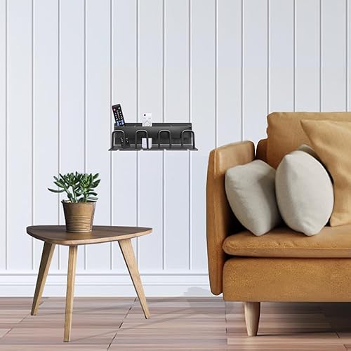 Miniatura 7 de Soporte para cepillos de dientes de baño, soporte para cepillo de dientes montado en la pared de 4 tazas, dispositivo de almacenamiento autoadhesivo