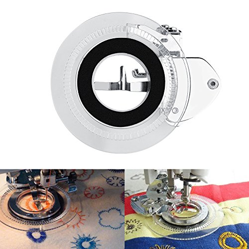 Pie de prensatelas con puntada floral para máquina de coser miniatura 4