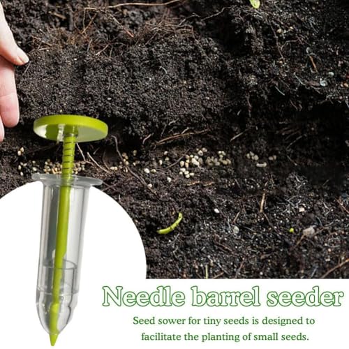 Dispensador manual para semillas de jardinería miniatura 6