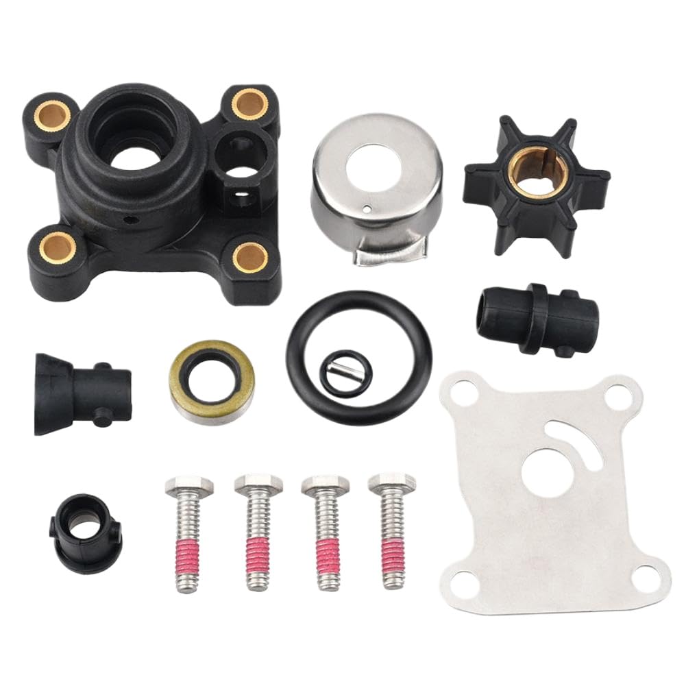 Kit Riparazione Pompa Acqua Girante 394711 Compatibile Con 9.9HP 15HP | Adatto al motore fuoribordo per barche ; Numeri di parte 394711, 391698, 0394711