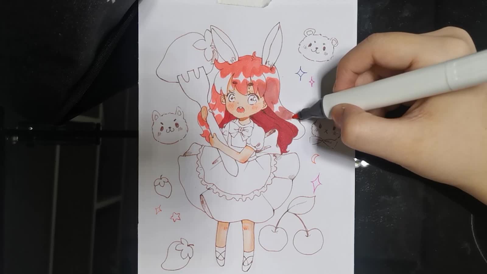 Amazon | Gimifan マーカーペン 80色 セット ペンスタンド ホワイト