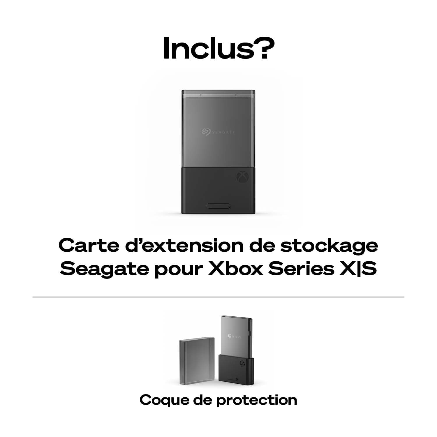 Seagate Expansion Card 2 To NVMe SSD pour Xbox Series X|S Plug and Play officiel