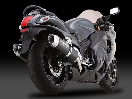 GSX1300R ヨシムラ サイレンサー Slip-On Tri-Ovalサイクロン 2本出し 