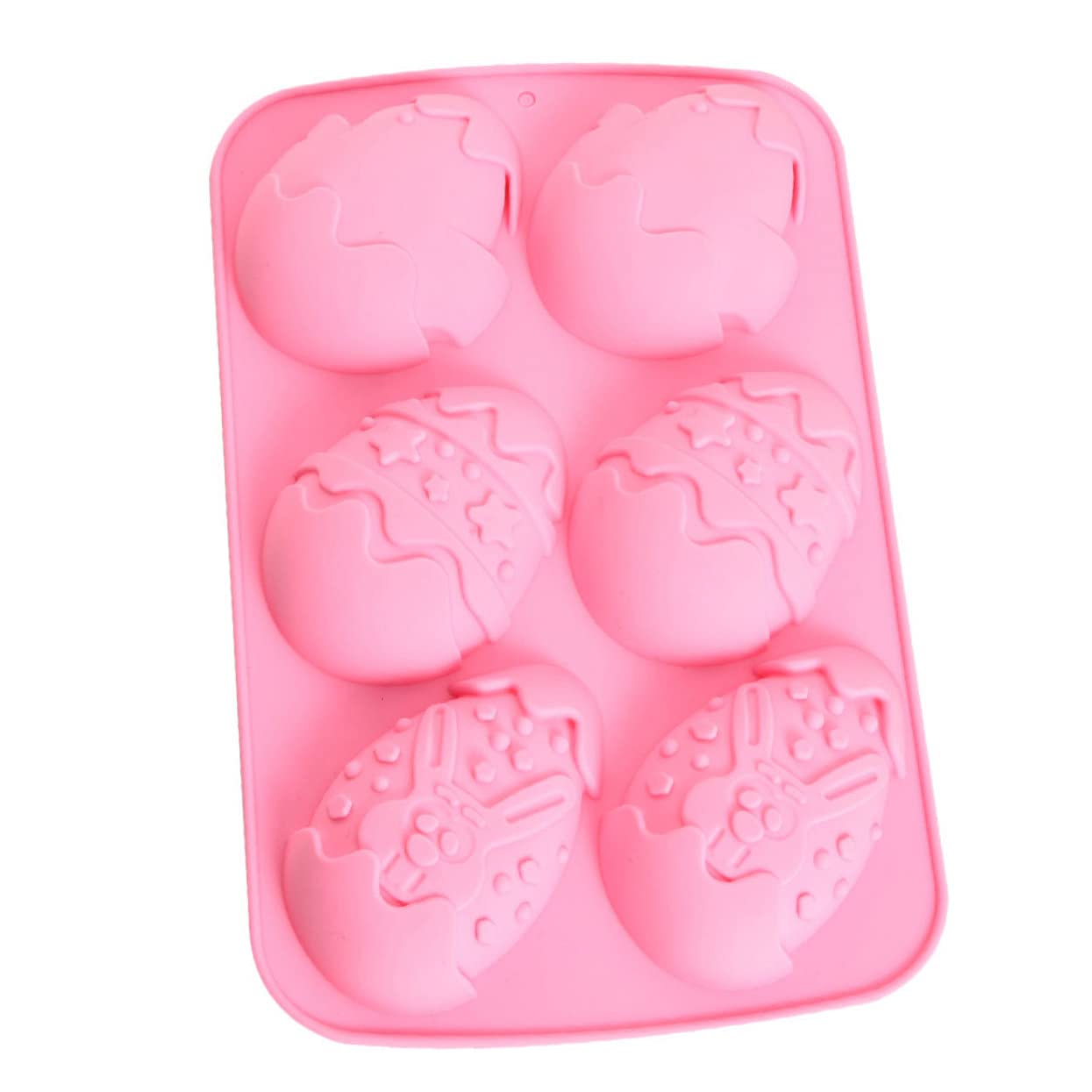 Ciieeo 3 Sätze Backwerkzeug Schokoladenform Kuchen Backform Kuchenbackform Backform Für Kuchen Würfel Kuchenformen Zum Backen Silikonform Ostern Kuchenform Für Ostereier Rosa 2 Stück * 3