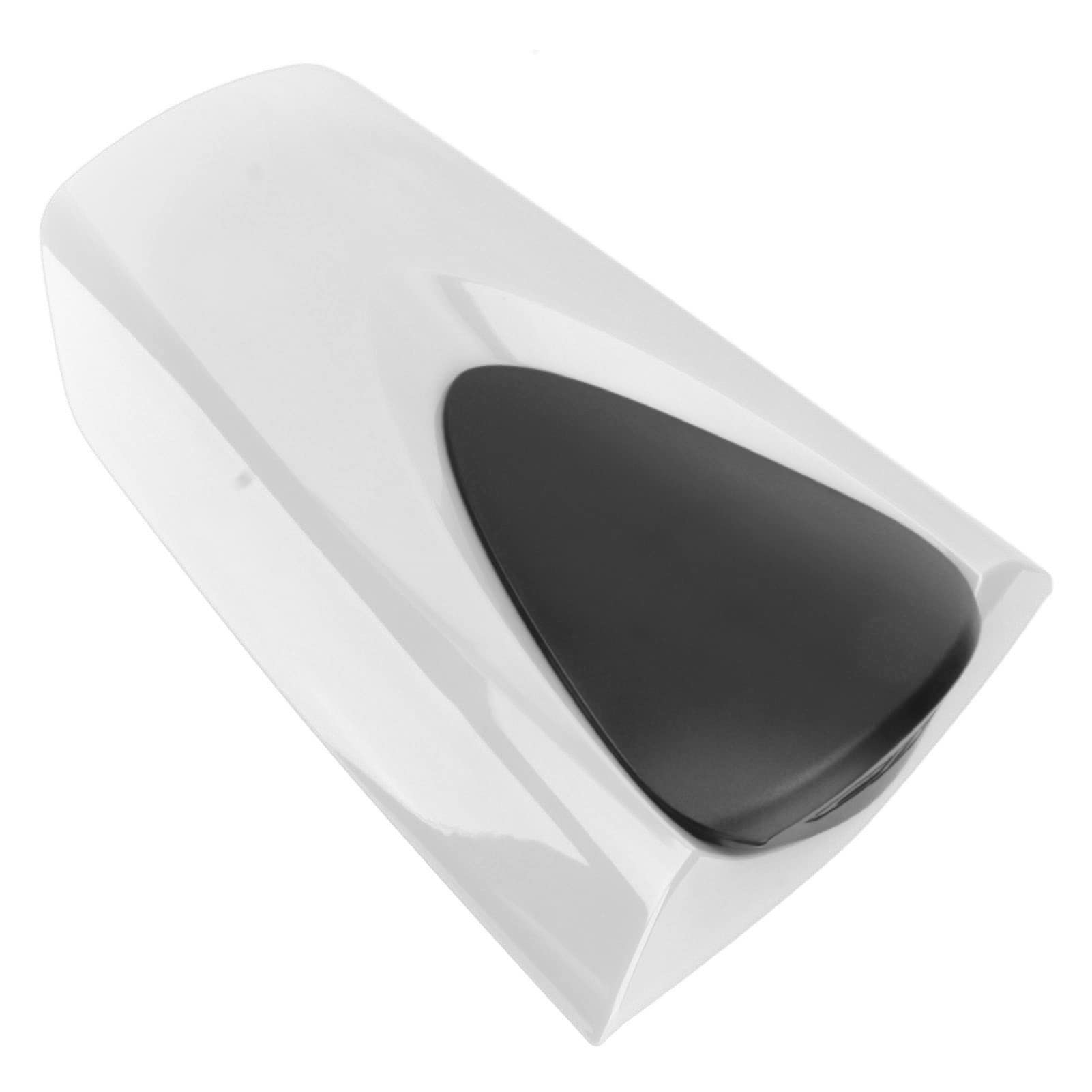 Ajuste Trasero de Repuesto para Carenado de Asiento Cubierta de Carenado Duradera para Pasajero de Motocicleta para CBR600RR 2007-2019, Material ABS Resistente a los Arañazos (WHITE)