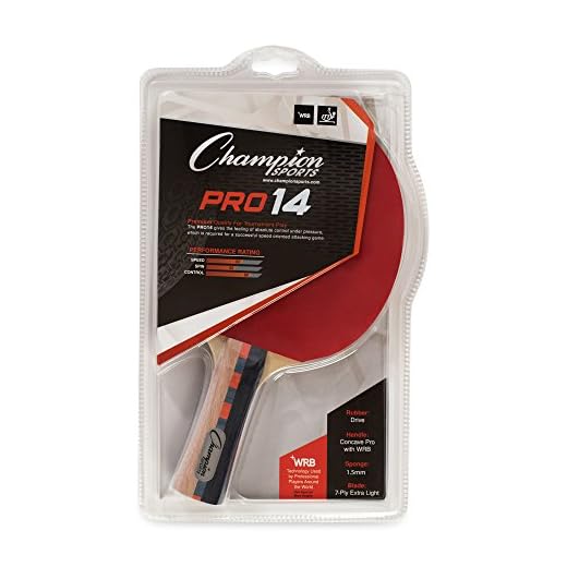 Champion Sports PN14 Tênis de mesa Paddle