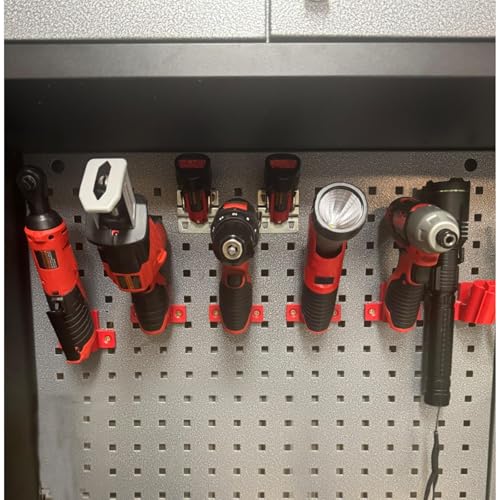 Image of 4 Packs Tool Holder Mount Fit for Milwaukee 12V Drill Tool Hanger Power Tool Storage for M12