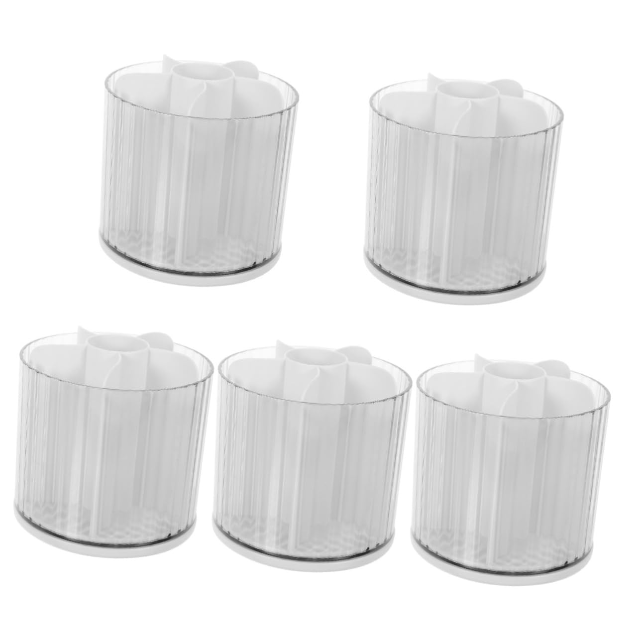 5 Piezas Portalápices Giratorio Brocha De Maquillaje Accesorios De Oficina Accesorios De Escritorio De Oficina Accesorios De Mesa El Plastico Alumno Lápiz Estante