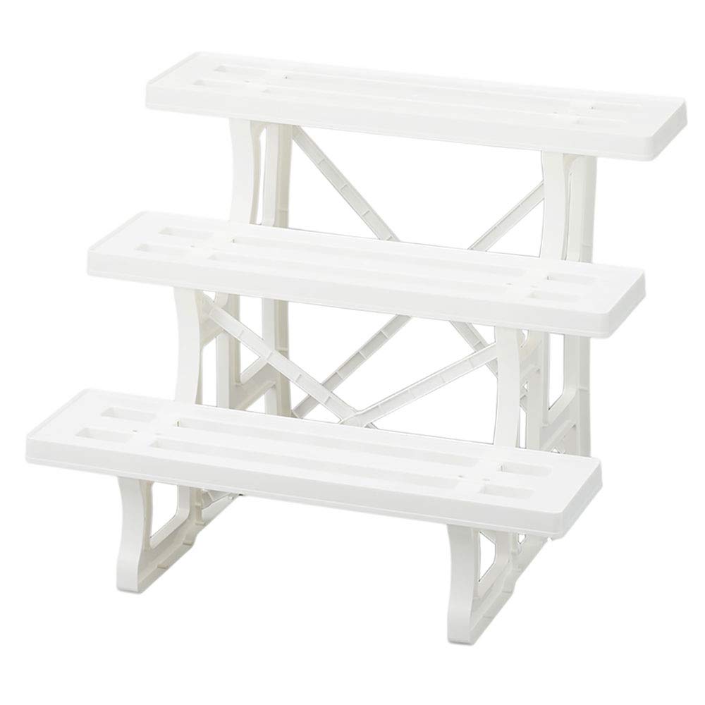 No226　ひろ商品　 簡単移動、植物棚 　whiteモスグリーン　3段 No226 ひろ様専用商品 簡単移動、植物棚 whiteモスグリーン 3段 観葉植物