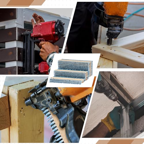 Image of Tandefio 25 Pcs Joist Hanger Nails Framing Nails Box, 1-1 /2 x 0.131 Inch