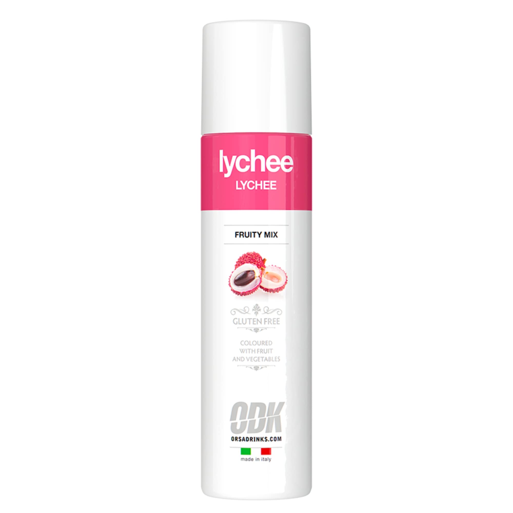 ODK Lychee Puree Infused Fruit Syrup | Cocktails, Cooking, Baking and Desserts | 75cl