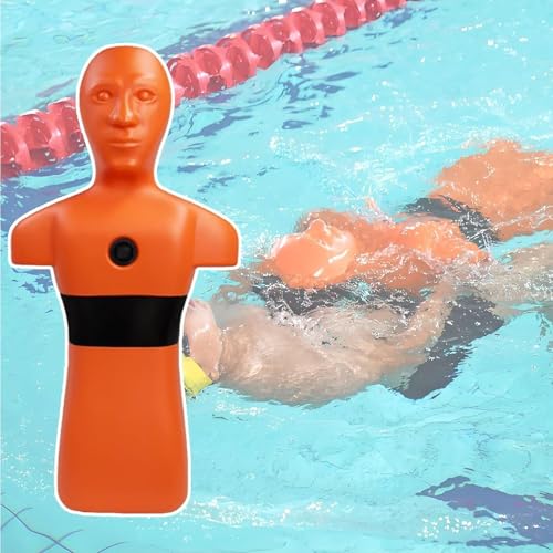 Muñeco de Entrenamiento para Rescate Acuático PE Naranja miniatura 1