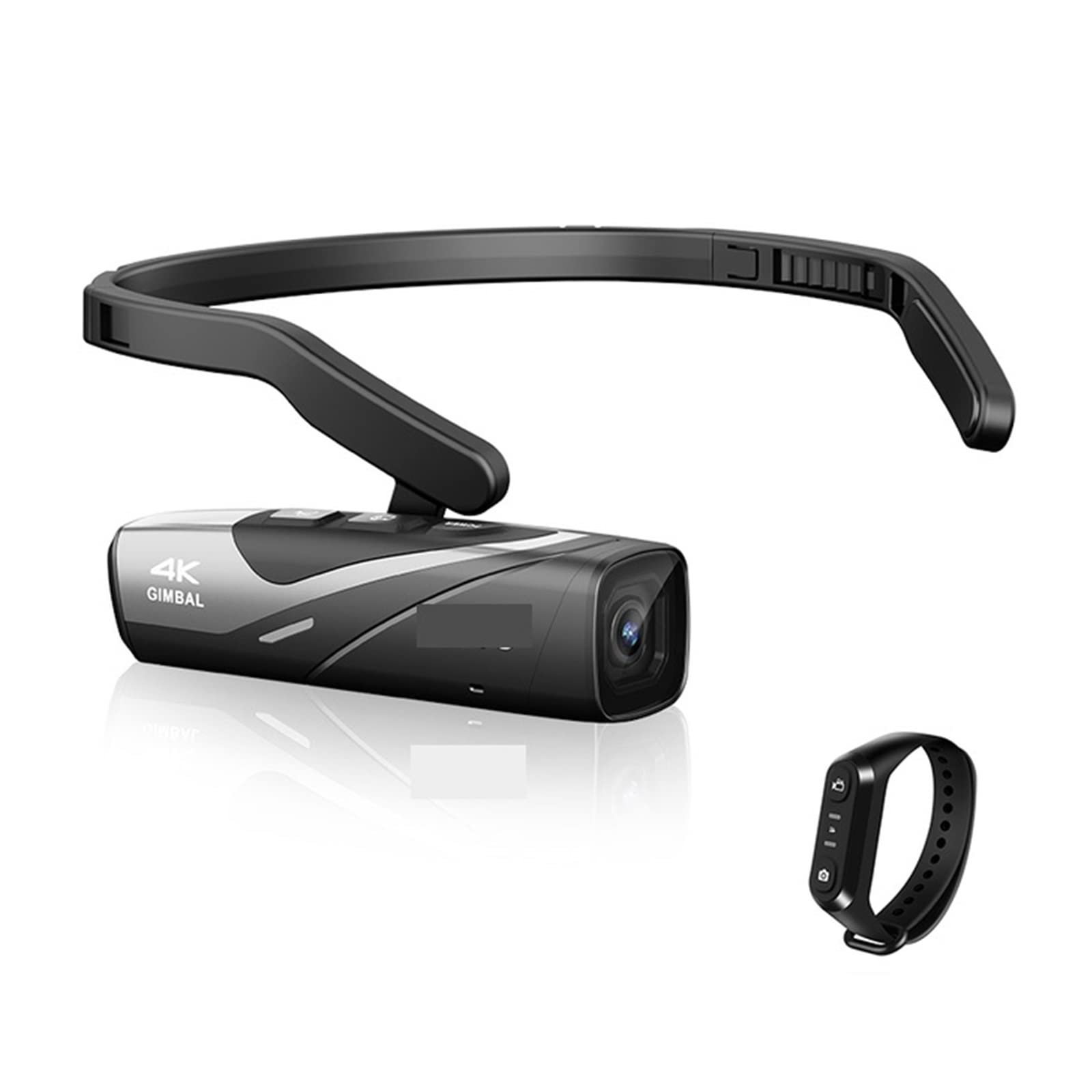 Aparat cyfrowy, V4K 60fps Head Wearable Vlog Kamera wideo Kamera cyfrowa Filmy Filmowanie Professional(EP8 with remote)