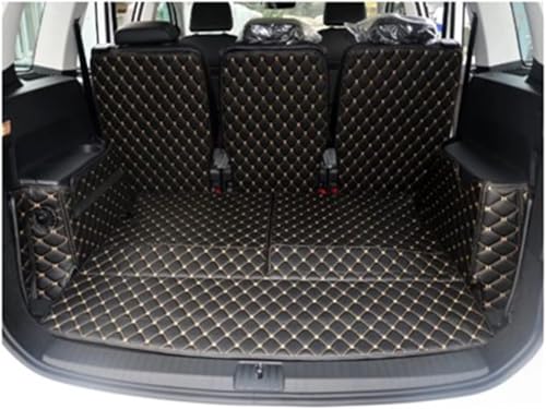 Tapis de voiture en caoutchouc et de coffre pour VW Touran 7 places 2016-2022