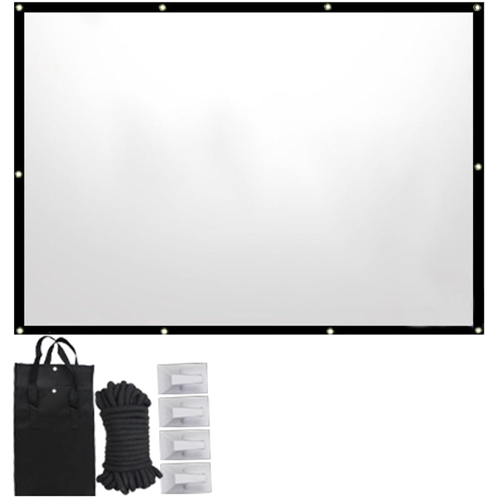 Écran de projection de films portable double face anti-plis grand format - 8