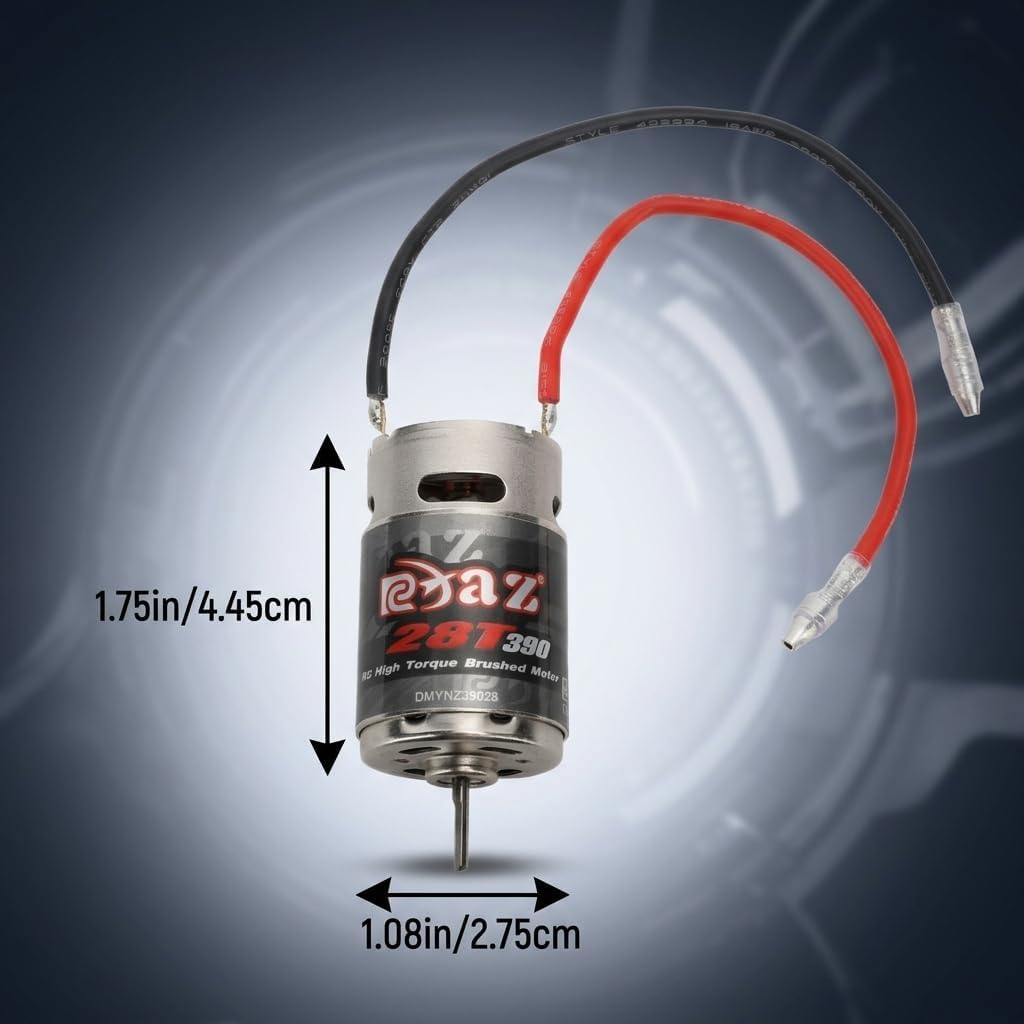Moteur Brossé 390 Haute Performance – 7,2-8,4V, 21000 RPM Pour Voitures RC 1/16 1/18 (Tamiya, HSP, Wltoys)