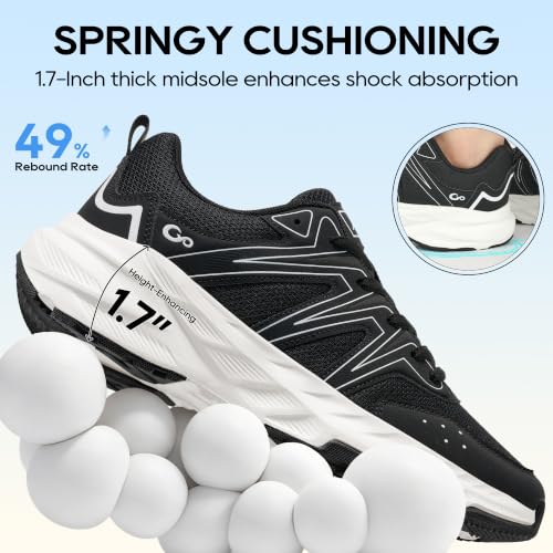 Image of Ablanczoom Womens Walking Shoes Breathable Lightweight Tennis Sneakers