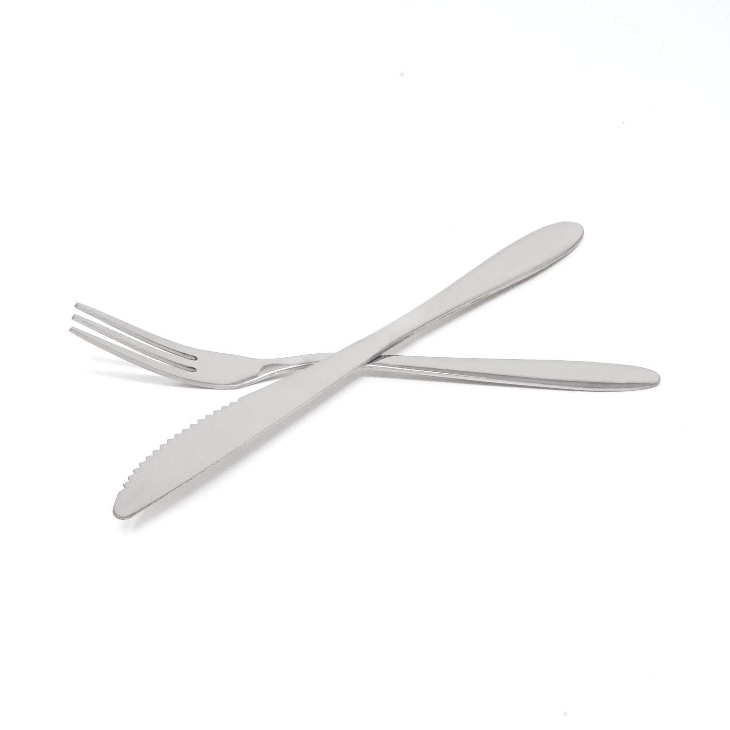 Honbay 8PCS Mini Stainless Steel Cake Dessert Appetizer Salad Forks and Knifes for Party Bar Home — Amazon image 3