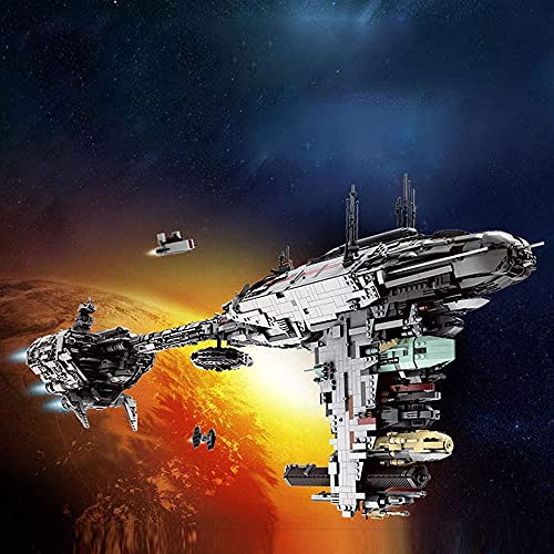 RcBrick 6388 Teile Fregatte Modell, MK21001 Nebulon-B Riesig Raumschiff MOC Klemmbausteine Bauset Kompatibel mit Lego… – Bild 3