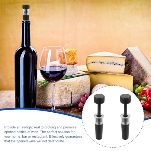 Tapón para vino bomba de vacío que preserva el sabor original en botellas grandes 8