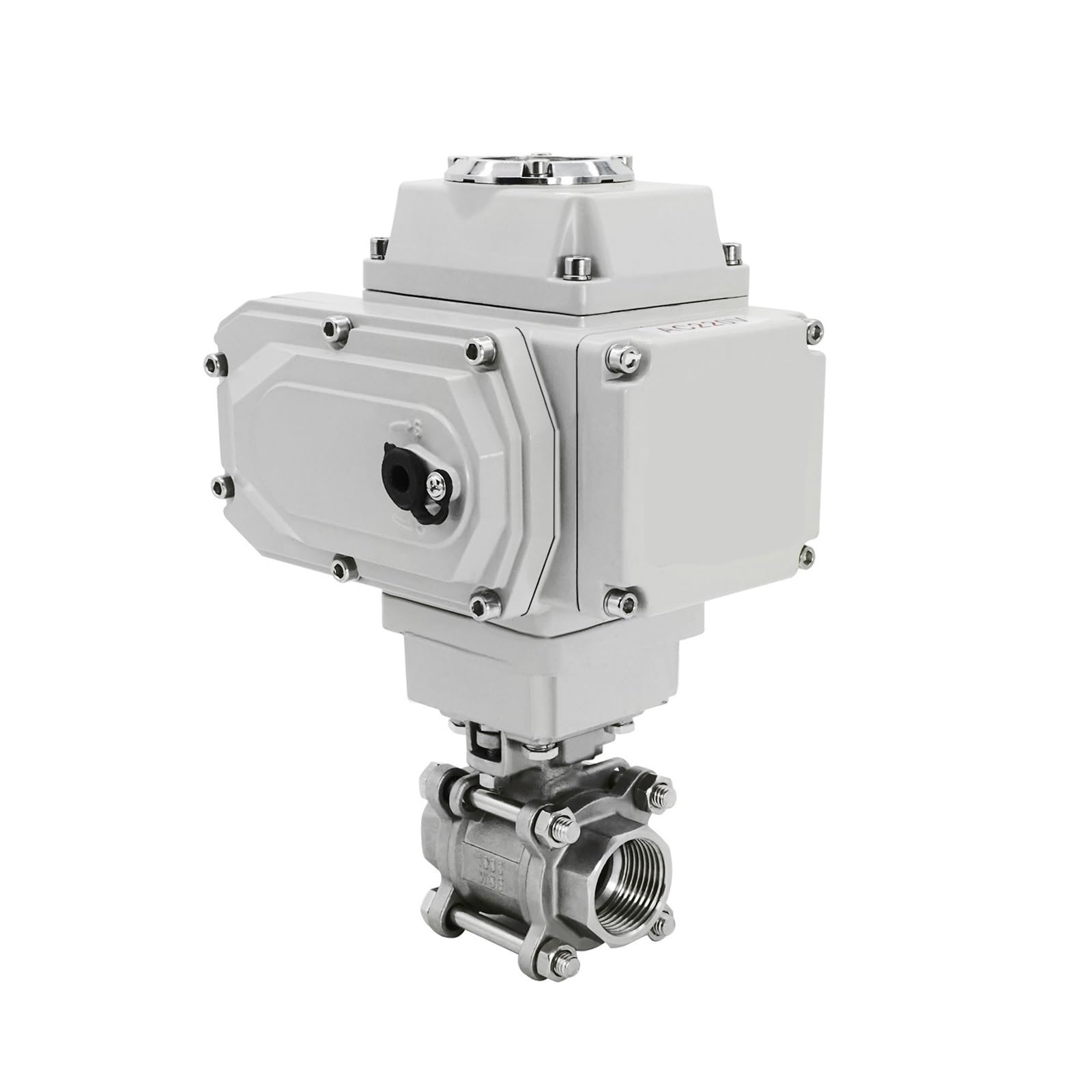 Valvola a Sfera, Valvole A Sfera Motorizzate Valvola A Elettrica A 2 Vie Con Piattaforma Alta Tipo Di Ghiera Tri-Clamp In Acciaio Inossidabile(12)