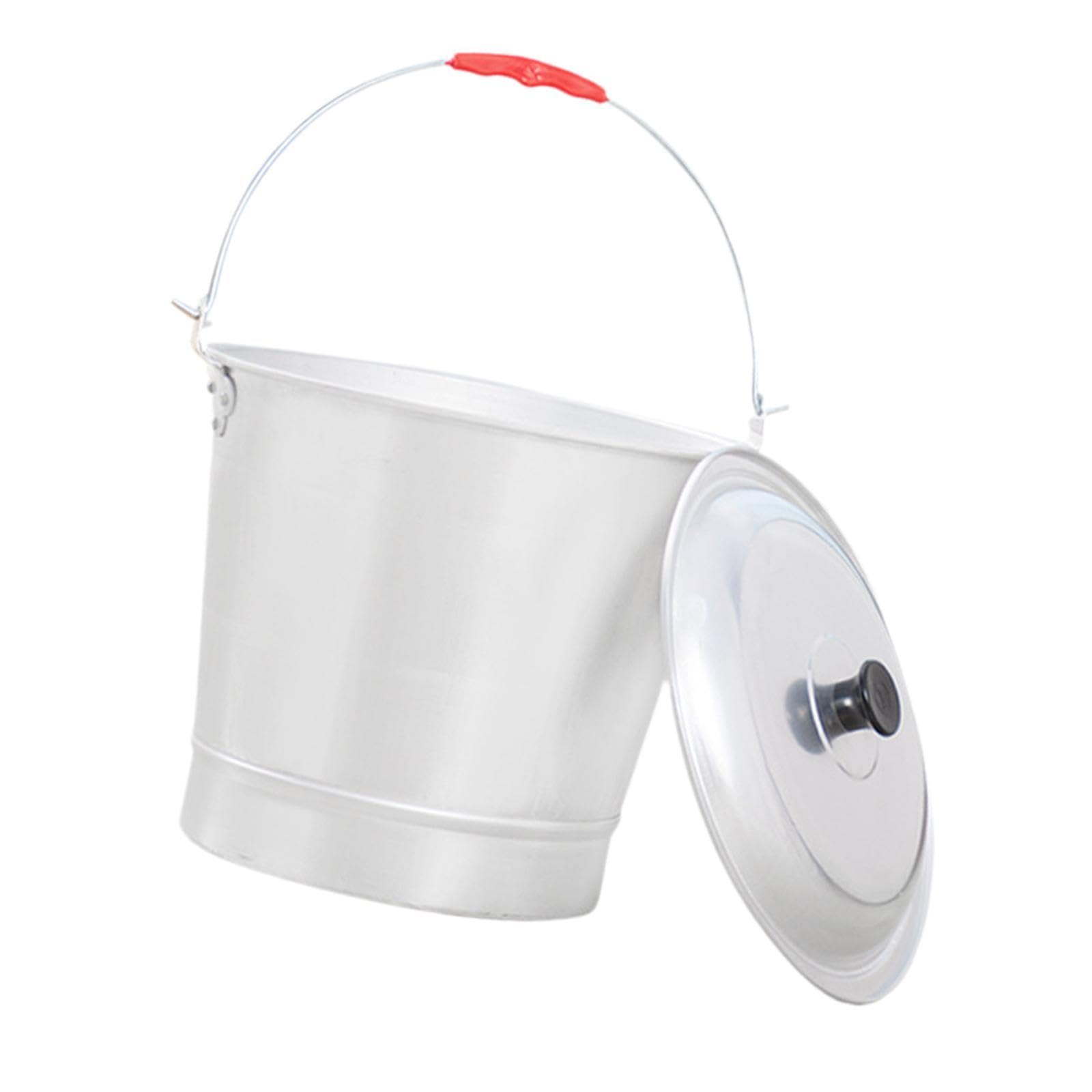 CALANDIS Aluminum Bucket for Farm Water Ice Beer Bucket Stable Rustproof Metal Bucket Capacity 13L | Sauna Parts & Accessories | Pools & Spas | Yard, Garden & Outdoor Living-image-11